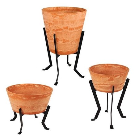 BOOK PUBLISHING CO Denise III Plant Stand; Terracotta GR1491368